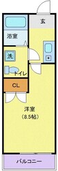 レグルス清新の物件間取画像